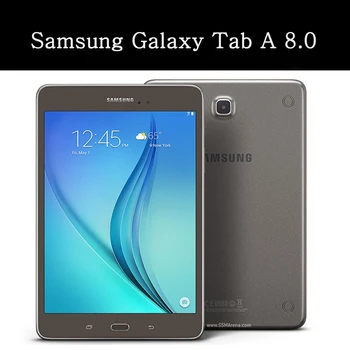  Tablet flip puzdro pre Samsung Galaxy Tab 8.0-ochranné Stojan, Kryt Silikónové soft shell taška fundas capa karty pre T350/T355