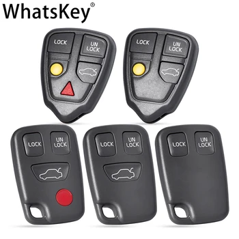  WhatsKey 2 3 Tlačidlo Náhradné Diaľkové Kľúča Vozidla Shell Kryt Prípade Fob Shell Pre Volvo S40, S60, S70 S80 V40 V70 C70 XC90 XC70