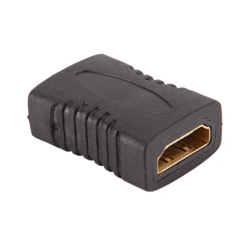  2ks Čierna HDMI Female na zásuvkový Konektor HDMI Extender Kábel HDMI Kábel Predlžovací Adaptér Converter 1080P