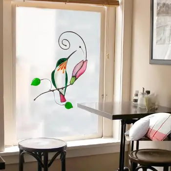  7pcs Vták Tapety Krytý Domov Auto Dekorácie-Nálepky vitráže Okien Dekorácie Závesy Vták Roztomilý 3D Auto Dekorácie
