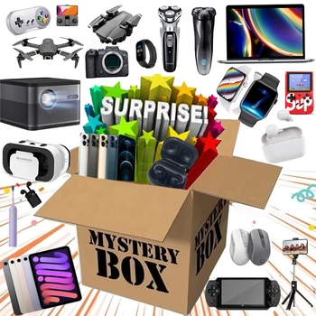  Najobľúbenejšie Šťastie Mystery Box Prekvapenie Vysoko kvalitné Darčekové Elektronika Drahých Položiek Elektronický Produkt Slepé Okno Spree