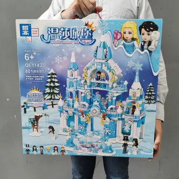  ZHE GAO QL1143 Dievča série Bodel Wangxing Hrad Detí Inteligencie Montované Budovy Bloku Hračky vianočný Darček