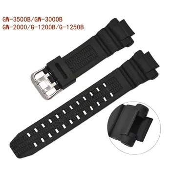  PU Silikónové Watchband pre Casio G-Shock GW-3500b GW-3000b gshock GW-2000 G-1200B G-1250B Potápanie, Šport, Hodinky, Náramok Príslušenstvo