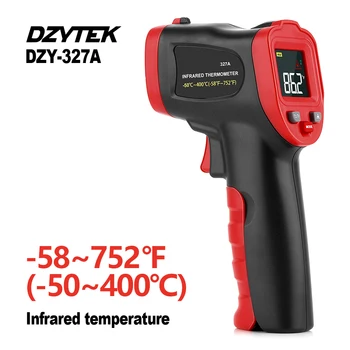  DZYTEK Non-kontakt Digitálne Laserové Infračervený Teplomer Zbraň Vysoká Nízka Teplota, Alarm -58℉~752℉ Pyrometer Teplota meradla,