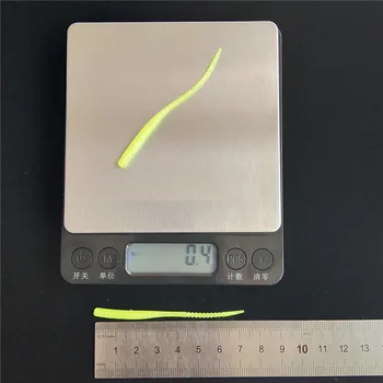  TSURINOYA Rybárske Lure 72 mm 0,5 g UV Materiál AJING Malé Jedného Chvost Ihly Chvost Mäkká návnada Rockfish Umelé Návnady 60pcs
