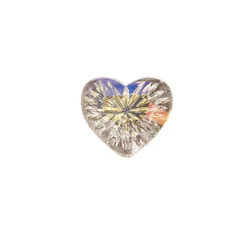 Nail Art Decoration Emboss Troch-dimenzionální Láska Srdce Crystal Drahokamu CZ Dianmonds 3D Trendy Necht DIY Nechtov Príslušenstvo