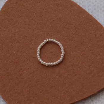  Imitácia Perly Korálkové Krúžky Jednoduché Doplnky v Štýle francúzskych Romantických Historických ukazovák Chvost Krúžky Ženy Šperky, Darček pre Milovníka