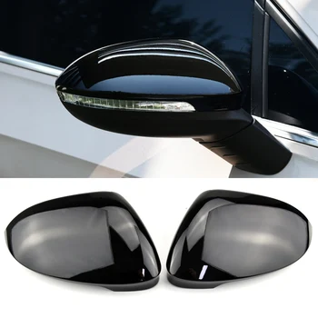  Auto Spätné Zrkadlo Zahŕňa Čiapky Pre Volkswagen VW Golf 8 VIII MK8 2021 ABS Svetlé čierna/Carbon Look Bočné Kryty Zrkadiel Čiapky Prípade