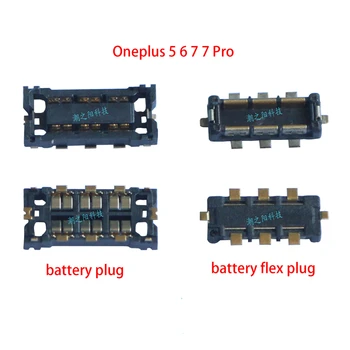  Batéria FPC Konektor, Klip Konektor Na základnej Doske Pre OnePlus 5 6 7 7 Pro