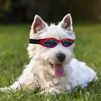  Skladacia Psa Okuliare Stredne Veľký Pes, Pet Nápojové Pet Okuliare Nepremokavé Psa Ochranné Okuliare slnečné Okuliare UV Vetru Hračky