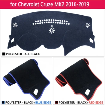  Pre Chevrolet Cruze 2016 2017 2018 2019 MK2 Anti-Slip Mat Panel Kryt Pad Slnečník Dashmat Koberec Anti-UV Auto Príslušenstvo