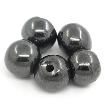  8 mm Kolo Loptu Magnetické Hematite Dištančné Korálky DIY, Takže Náušnice, Náhrdelník Voľné Korálky DIY Robiť Šperky Zistenia,30PCs
