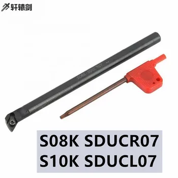  1PC S08K S10K SDUCR07 SDUCL07 CNC Sústruhu Nástroj Vnútornej Otočením Držiaka