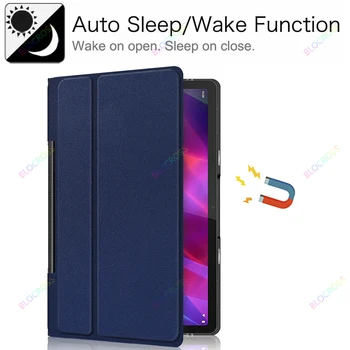  Smart Case s Auto Wake / Sleep od spoločnosti Lenovo Yoga Smart Kartu 11 YT-XJ706F YT-J706 Folio Shell Kryt pre Lenovo Yoga 11 Tab 2021