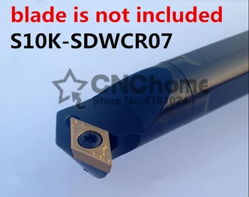  S10K-SDWCR07/ S10K-SDWCL07 otočením držiaka nástroja 10 mm vnútorné nástroje na Sústruženie, Skrutky Zamknuté CNC Sústruhu Držiaka Nástroja Pre DCMT0702 Inser