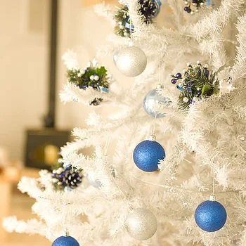  24pcs 3 cm Kola Najrôznejších Farieb, Plastové Guľôčkové Vianočné Ozdoby na Vianočný Strom Prívesok Závesné Dekorácie Gule Čačky pre Home Decor
