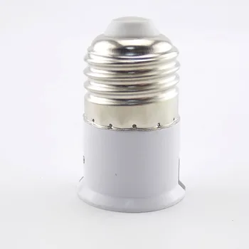  2 ks E27 na B22 LED Žiarovka základné Svetlo Držiteľ Converter Pätice Adaptéra Konverzie Ohňovzdorné Materiály