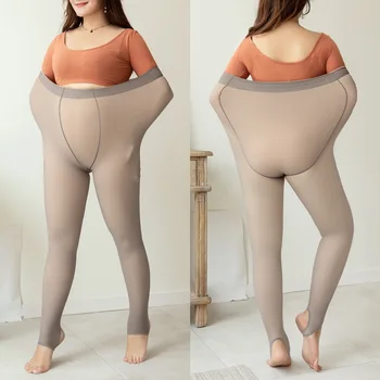  2021 Plus Veľkosť Ženy Teplé Návleky Na Nohavice Zimné Hrubé Teplé Oblečenie Pre Ženy Sexy Legíny Slim Tepelnej Skinny Nohavice Pantalones Mujer