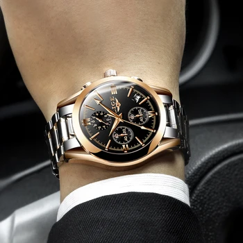  Relogio Masculino LIGE Mužov Top Luxusné Značky Vojenské Športové Hodinky pánske Quartz Hodiny Muž Plný Ocele Bežné Obchodné zlaté hodinky