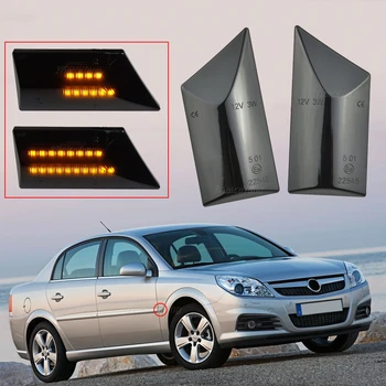  Pre Opel Vectra C 2002-2008 Pre Opel Signum 2003-2008 Led Dynamické Bočné Obrysové Zase Signálneho Svetla Sekvenčné Blinker