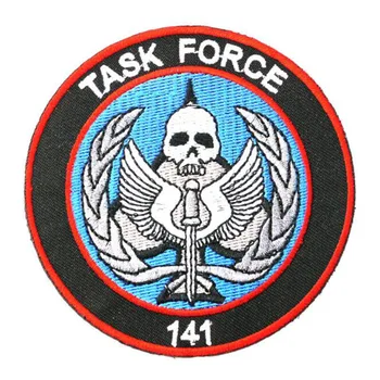  Počúvať Príkaz 141 Elite SAV Členovia Tímu Výšivky Taktických Vojenských Prekladané Odznaky na Odevy Batoh Džínsové Tkaniny