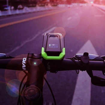  Nočná Jazda Bezpečnosť Osvetlenie Bicyklov Svetla Svetlometov 4000mAh USB Nabíjací Držiak Bicyklov Svetla Rainproof Super Jasné Svetlo Bicykla