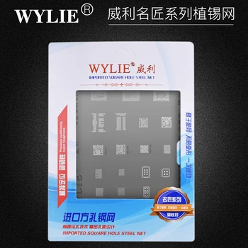  WYLIE WL-02 BGA Reballing Šablóny Pre iPhone X/XSMAX/XR/11 Pro MAX Dot Matrix Tvár ID Pôvodnú Farbu LCD Obrazovky Flex Kábel USB