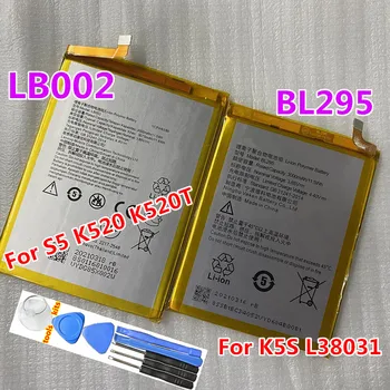 New Vysoká Kvalita BL295 / LB002 Batérie Pre Lenovo L38031 K5S K9 / S5 K520 K520T Mobilného Telefónu, Batérie