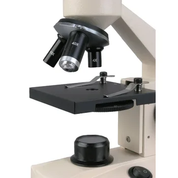  AmScope 40X-1000X All-Metal Všetky Optické Sklo Objektívu Študent Biologického Poľa Mikroskopu s LED svetlom M100C-LED