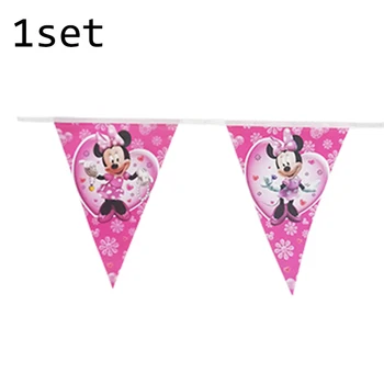  Disney Minnie Mouse Tému Narodeninovej Party Jednorázový Riad Dodávky Pohár Doska obrúsok Deti Girl Party Dekorácie Večera Súbor
