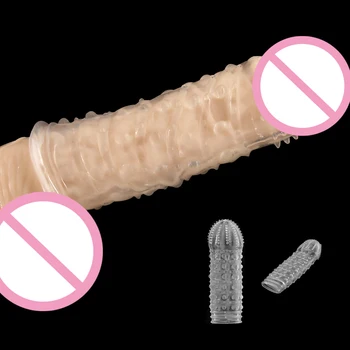  EXVOID Penis Rukávy Sexuálne Hračky pre Mužov Penis Krúžok opakované použitie Kondómu G Mieste Masáž Penis Extender Kondómy Pre Mužov Penis Rozšírenie