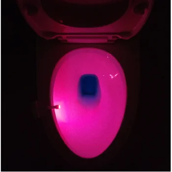  8 Farba Infračervené, Indukčné svietidlo Umyváreň, Wc Nočného LED Wc Smart PIR Čidlo Pohybu Pre Kúpeľňu, WC v každej izbe Wc Sedadlo Svetlo