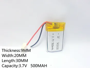  3.7 V,500mAH,902030 PLIB; polymer lithium ion / Li-ion batéria pre GPS,mp3,mp4,mp5,dvd,bluetooth,model hračka mobile bluetooth