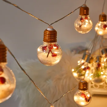  Nové LED Záves String Svetlo Loptu Opony Garland Veselé Vianočné Dekorácie Spálňa Nový Rok Lampa Domov Záhradné Dekorácie