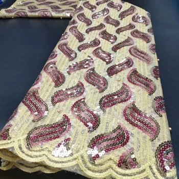  H&Q ČIPKY Najnovšie Afriky Tylu Kábel Guipure Šnúrky Tkaniny S Kamienkami 2022 Nigérijský Čisté Línie Čipky Textílie Na Svadobné Šaty