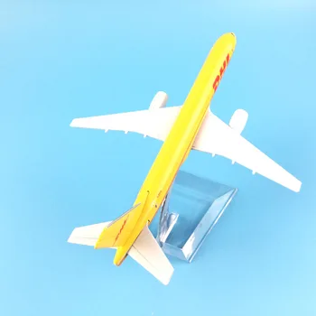  Hot predaj rovine model Boeing 757 DHL nákladné lietadlá, B757 16 cm Zliatiny simulácia lietadlo model pre deti hračky Vianočný darček