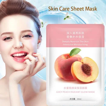  Tváre Ovocných Rastlín Maska na Tvár Starostlivosť o Pleť, Zmenšenie Pórov, Leštenie Hydratačný Anti-age Hydratáciu Pokožky, Kozmetika List Maska