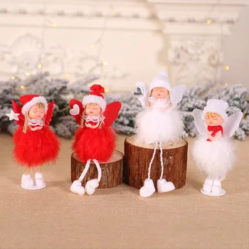  Vianočné Ozdoby Gnome Elf Bábika Vianočné Dekorácie pre Domov Nový Rok 2022 Dekor Vianočný strom Prívesok Darčeky Navidad Natal