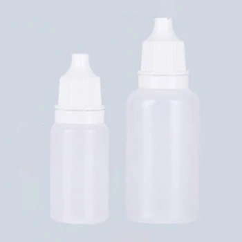  20pcs 10 ml/20ml Biele Prázdne Plastové Stlačiteľný Kvapkadla Fľaše Multifunkčné Starostlivosť o Oči Kozmetický Tekutý Fľašiach