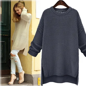  COLDKER ženy pulóver bežné sveter handričku pre dámy streetwear módy žena, jar, jeseň handričkou