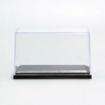  Akryl Displej Prípad 1:64 Rozsahu Auto Base Black Box Pre Diecast Modelu Auta display Box Kvalitné Hračky Vianočné darčeky