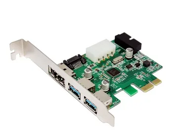  Power Over eSATA eSATAp II a USB 3.0 USB3.0 PCI-E slot karty PCI Express Card w/ základnej Dosky, 20 pin Konektor