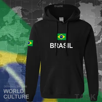  Brazília hoodie mužov mikina potu nové streetwear 2017 topy, dresy, oblečenie tepláková súprava národ Brazílskej vlajky Brasil fleece BR