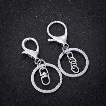  Jisensp 10pcs Kvalitnú Módu kľúčenky Krúžok DIY Šperky Čo Accessaries Časť Taška Kúzlo Keyring Keychain Trinket