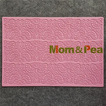  Mama&Pea GX199 Motýľ Silikónové Čipky Pad Cake Decoration Fondant Tortu 3D Formy potravinársky Silikón Plesne