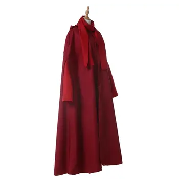  Júna Osborne Cosplay Kostým Slúžky Ženy Červený Plášť Šaty Set Šál Halloween Party Kostým