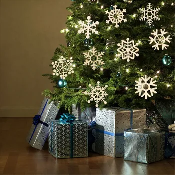  Vianočné Rodiny Ručné Darček Diy Drevené Snowflake Prívesok Vianočný Stromček Ornamentsn 2ml Nový Rok 2022 Darčeky Boże Narodzenie