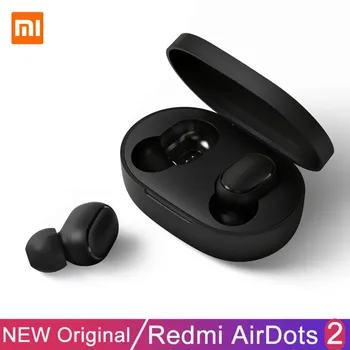  Pôvodný Xiao Redmi Airdots 2 Pravda, Bezdrôtová Bluetooth Slúchadlá TWS Stereo Bass 5.0 S Mic Zníženie Hluku Headset Air2