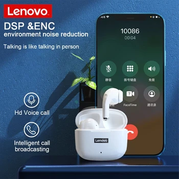  Originálne Lenovo LP40 Nový Upgrade TWS Bezdrôtové Slúchadlá Bluetooth5.0 Dual Stereo Zníženie Hluku Basy Touch Ovládania Športové Slúchadlá