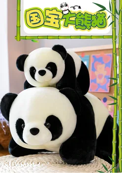  1PC 25-50 cm Krásne Roztomilý Super Mäkké Plyšové zvieratko Panda Plyšové Hračky Narodeniny, Vianočné dieťa Darčeky Súčasnosti Vypchaté Hračky Pre Deti